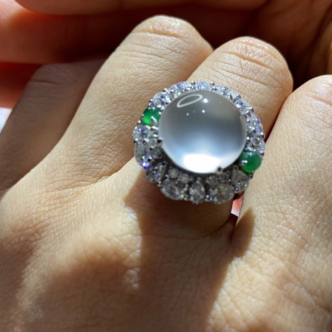 安***安石英质玉银S925镶嵌颈饰