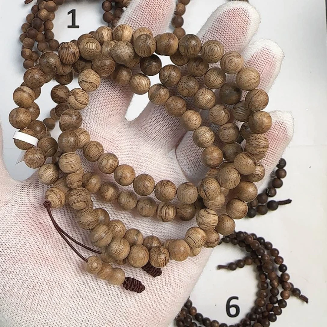 沉香手串08达拉干沉香手串花纹珠