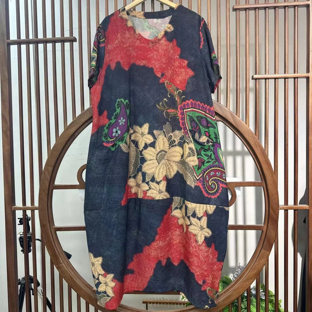 2523新款春夏气质减龄显瘦连衣裙QZ