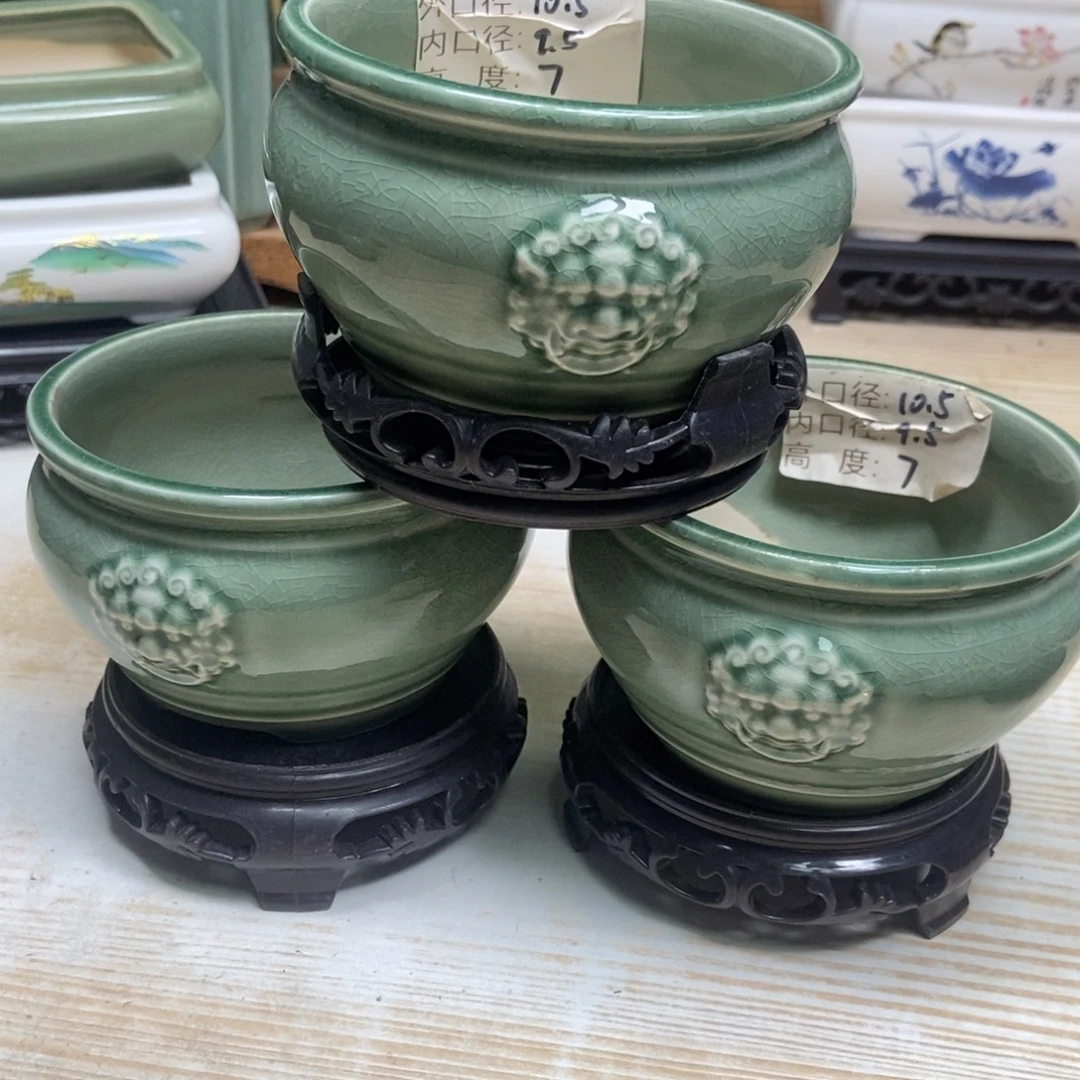 瓷片陶瓷花盆陶瓷艺术