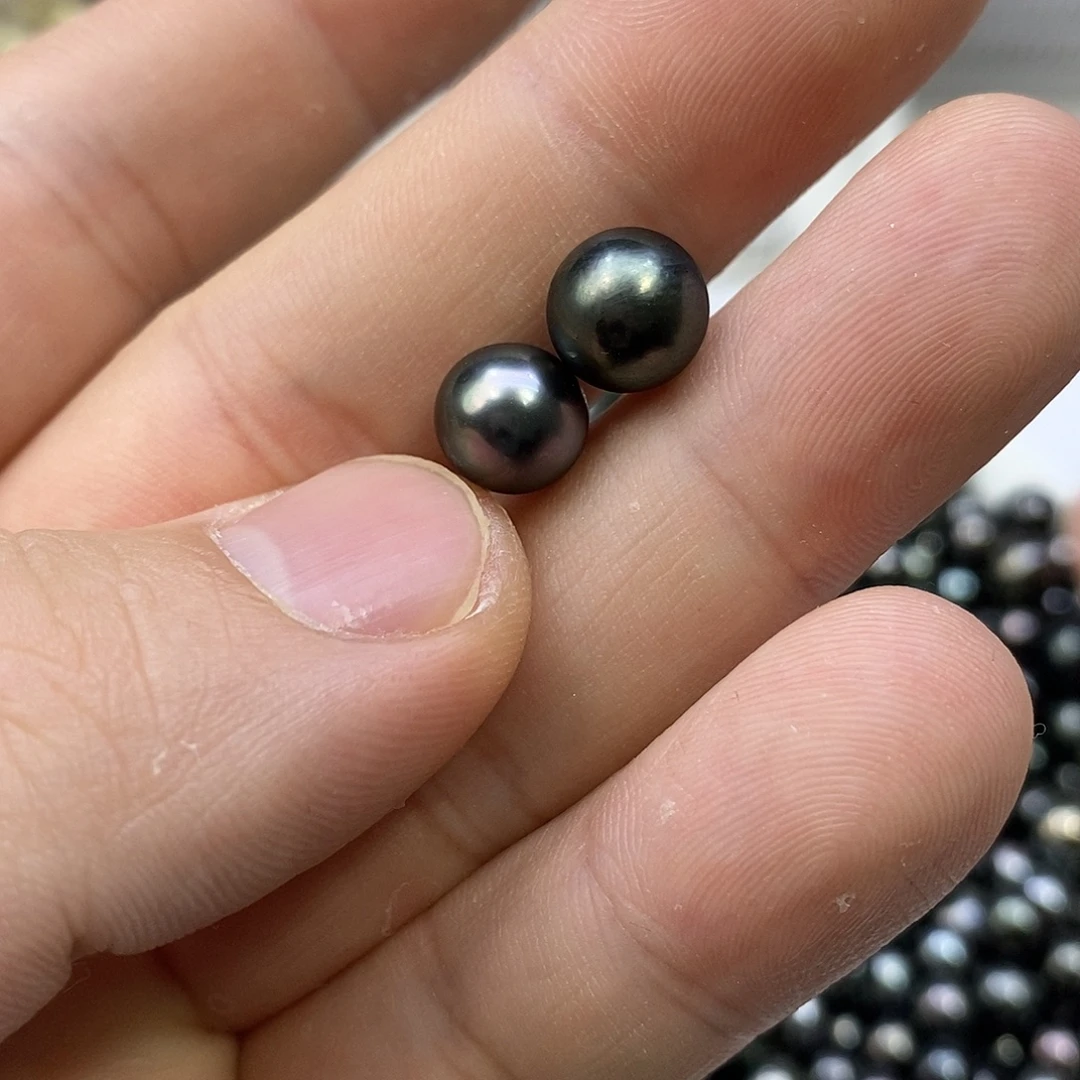 耳饰海水珍珠18K金镶嵌