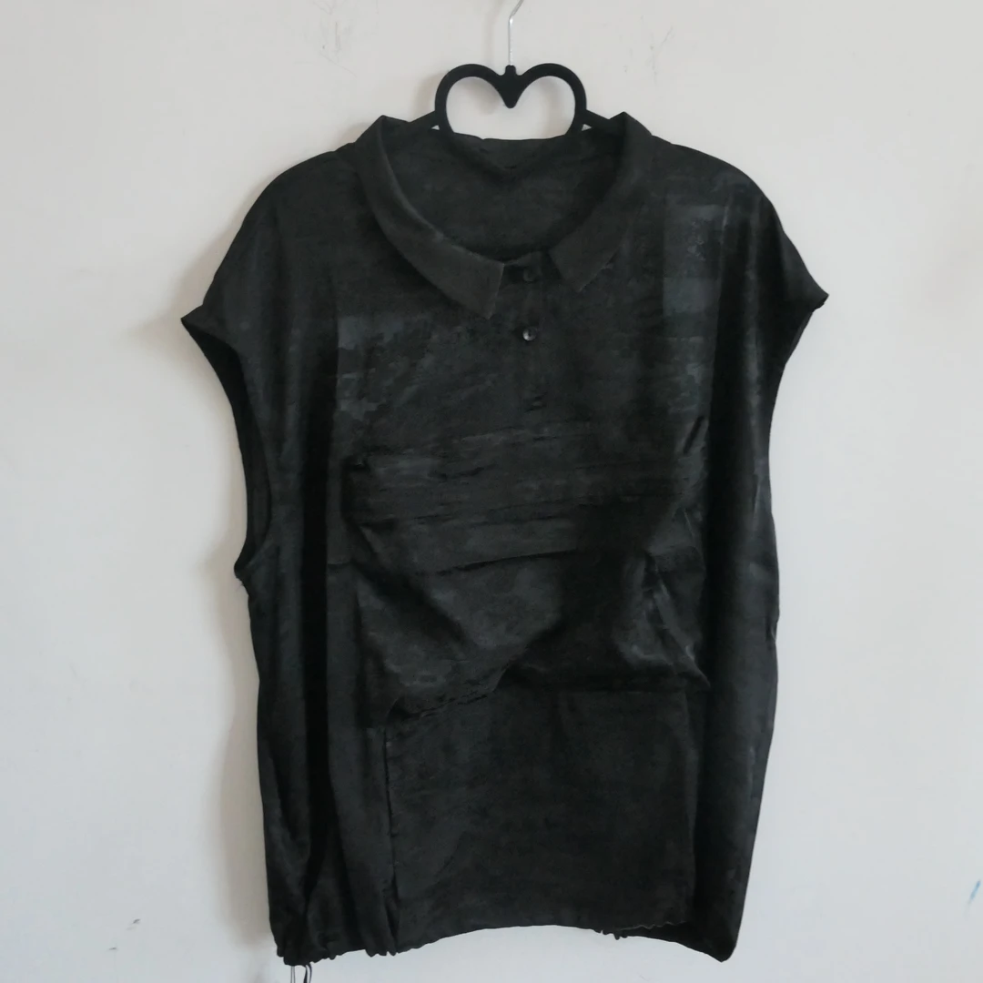 AB-1712翻领休闲袋鼠兜上衣