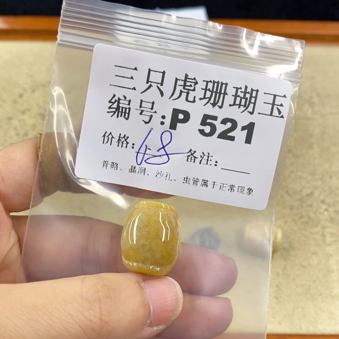 硅化珊瑚（珊瑚玉）1未镶嵌玲*啊