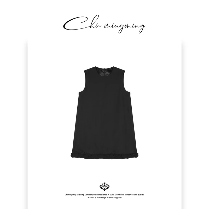 【CHU/2025SSNEW】原创设计《束雅》褶皱背心裙TT2032