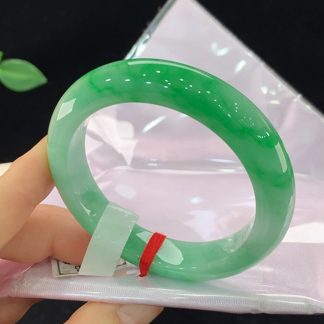 翡翠未镶嵌手镯0026