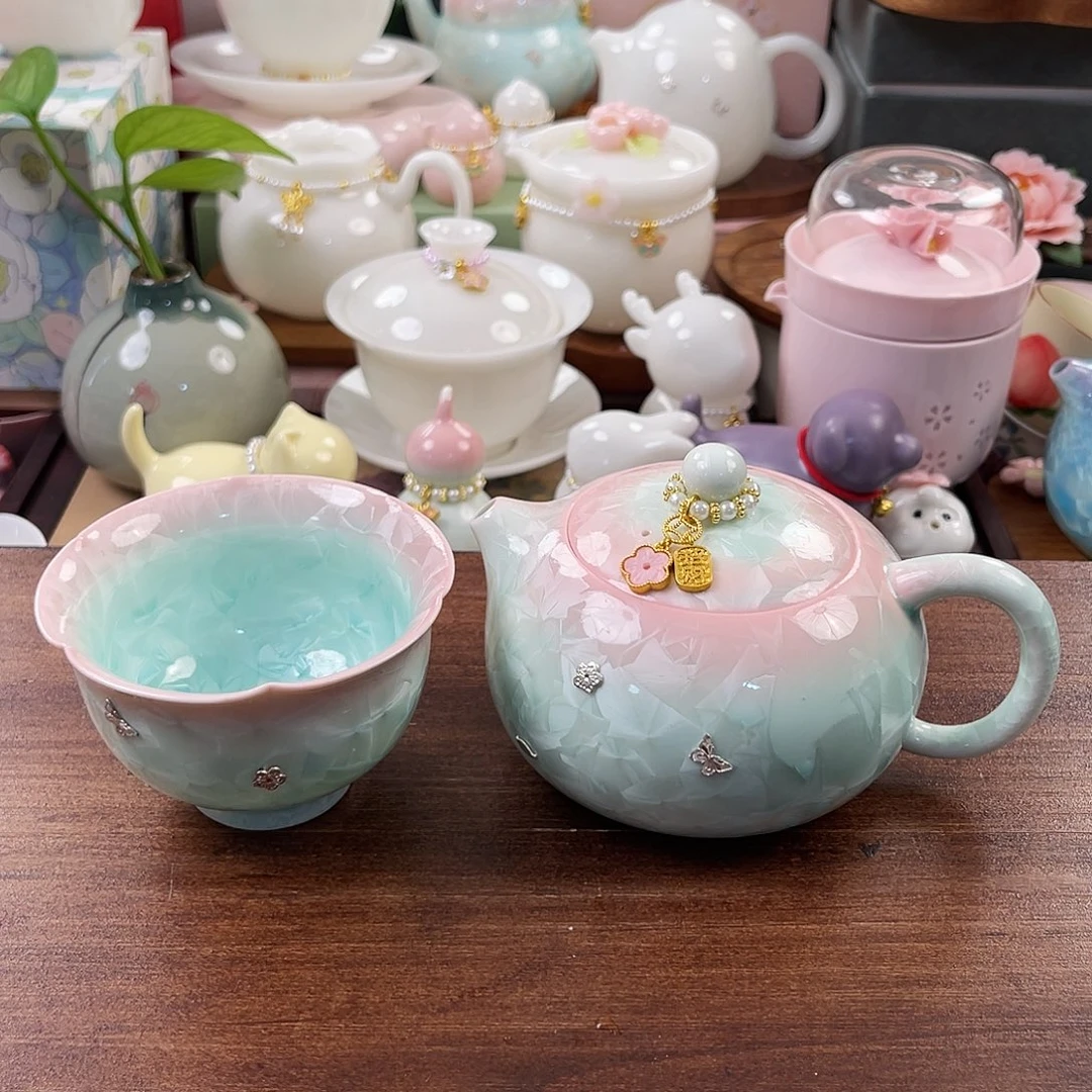瓷片精美茶具孤品捡漏局