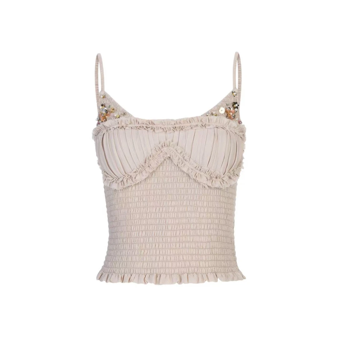 拉飞姆2025夏 钉珠打揽吊带LF25X51SV329