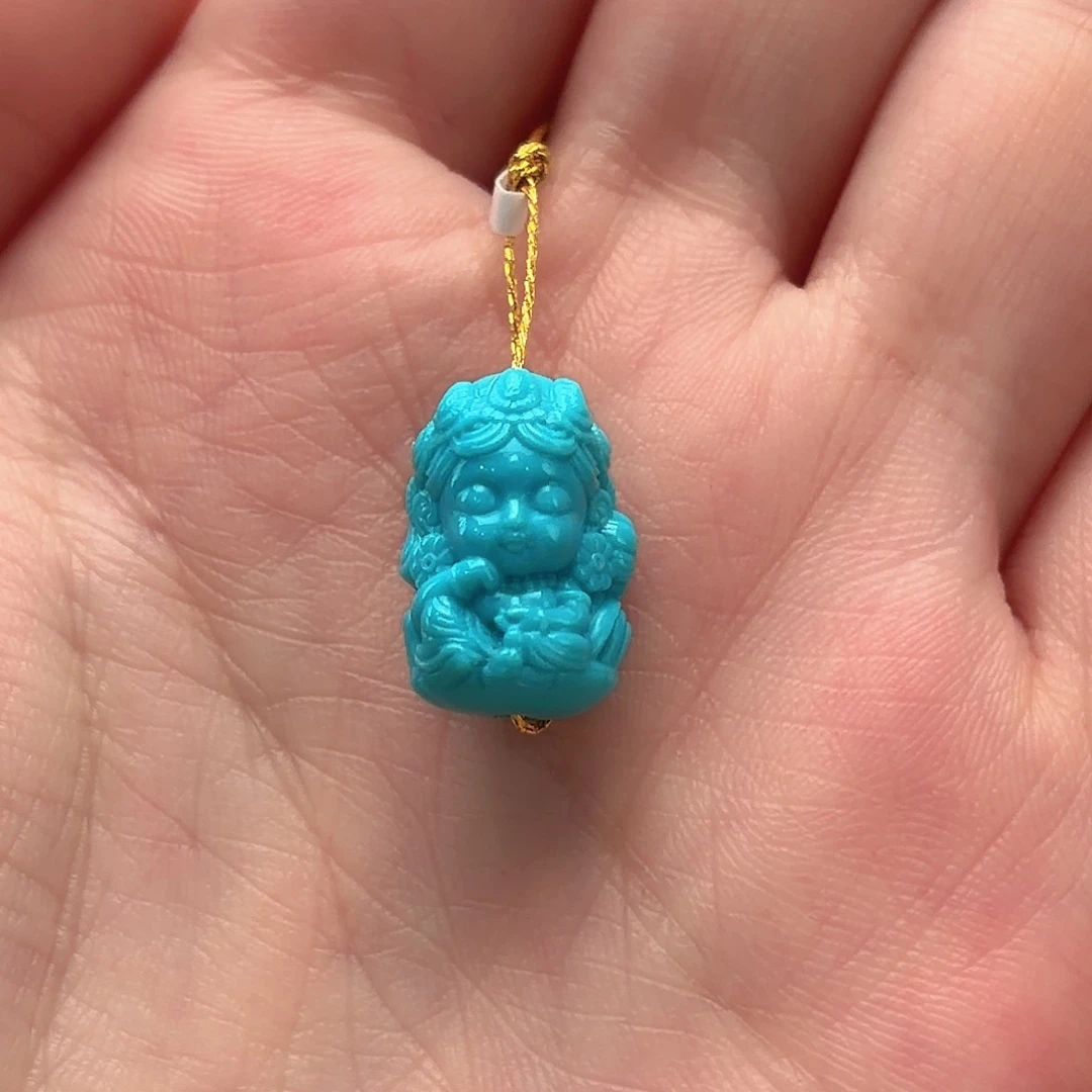 绿松石未镶嵌颈饰