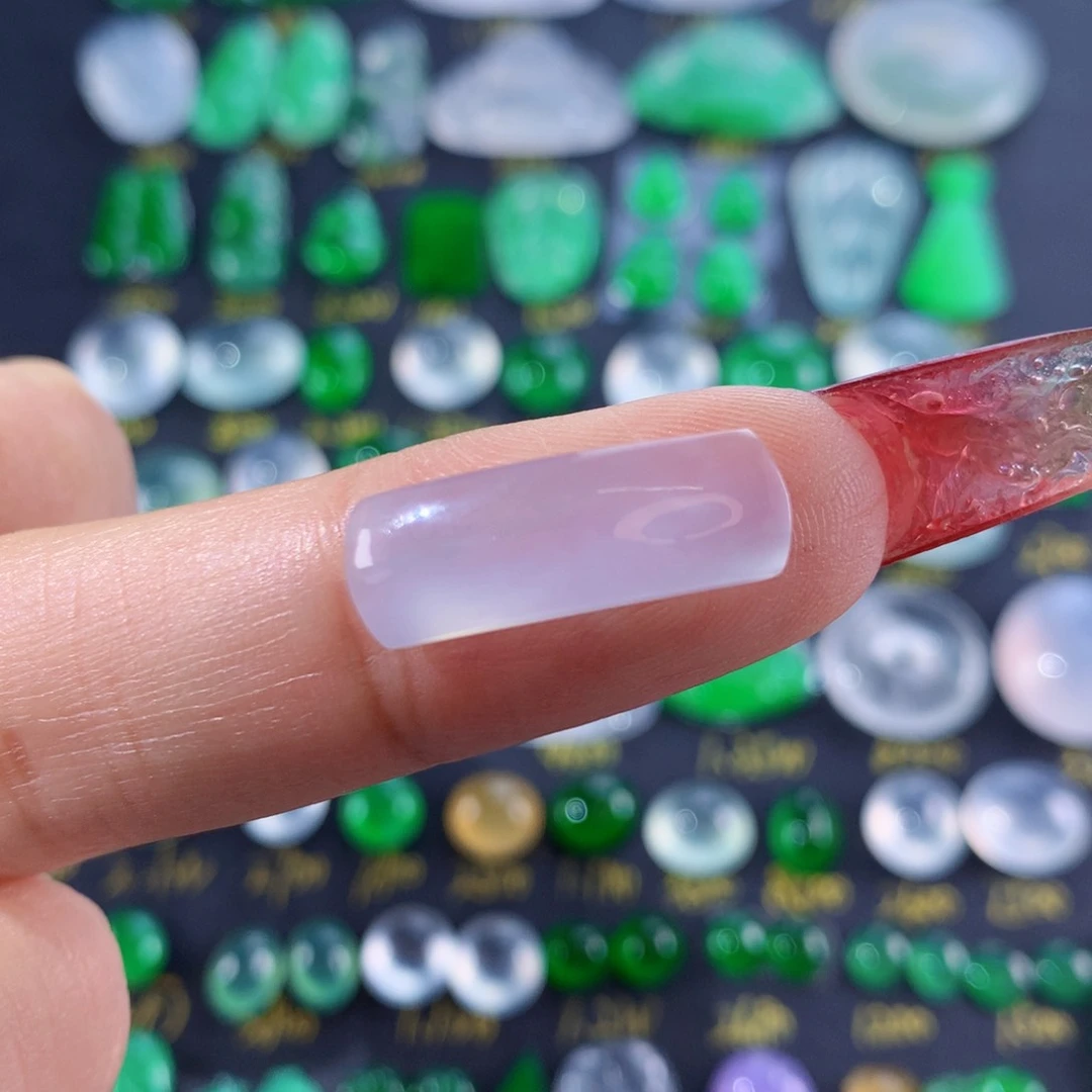 翡翠颈饰未镶嵌纯天然缅甸翡翠A货