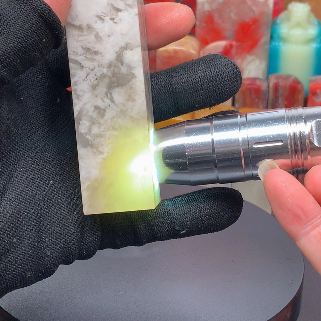 昌化石昌化冰凌冻雪花冻印章