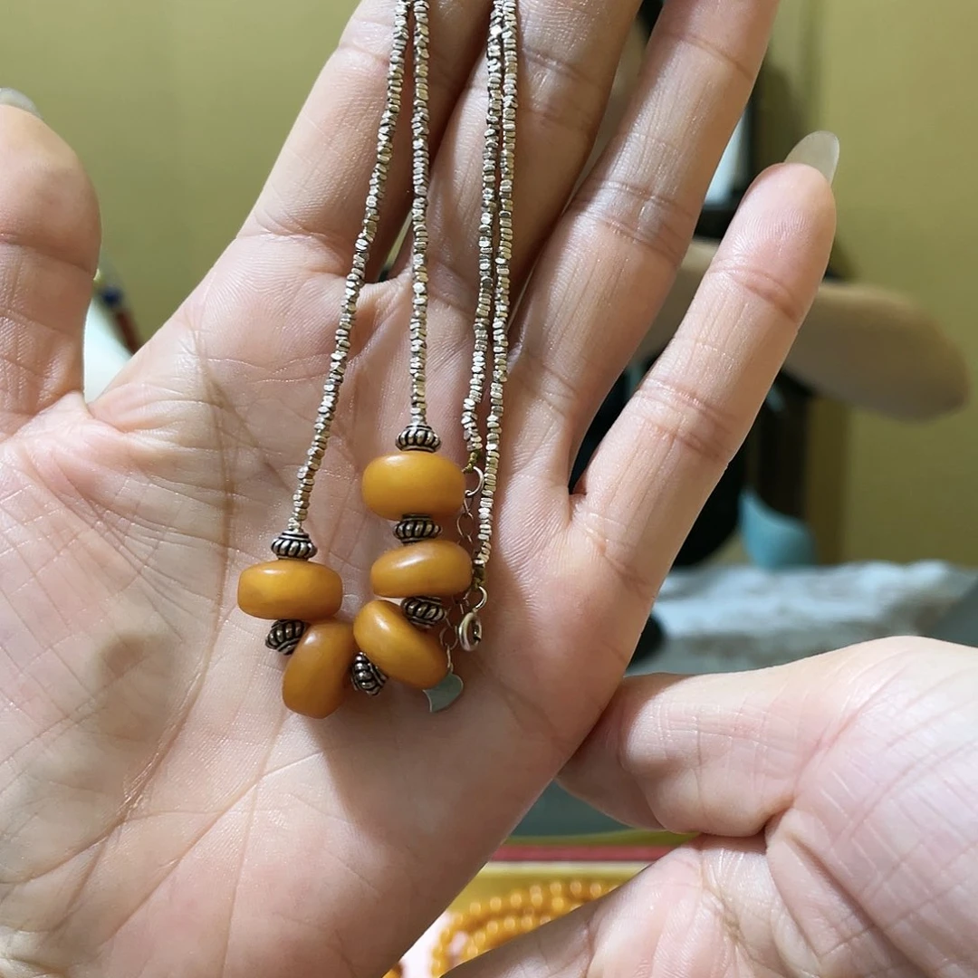 【闪购商品】手链琥珀银S925镶嵌