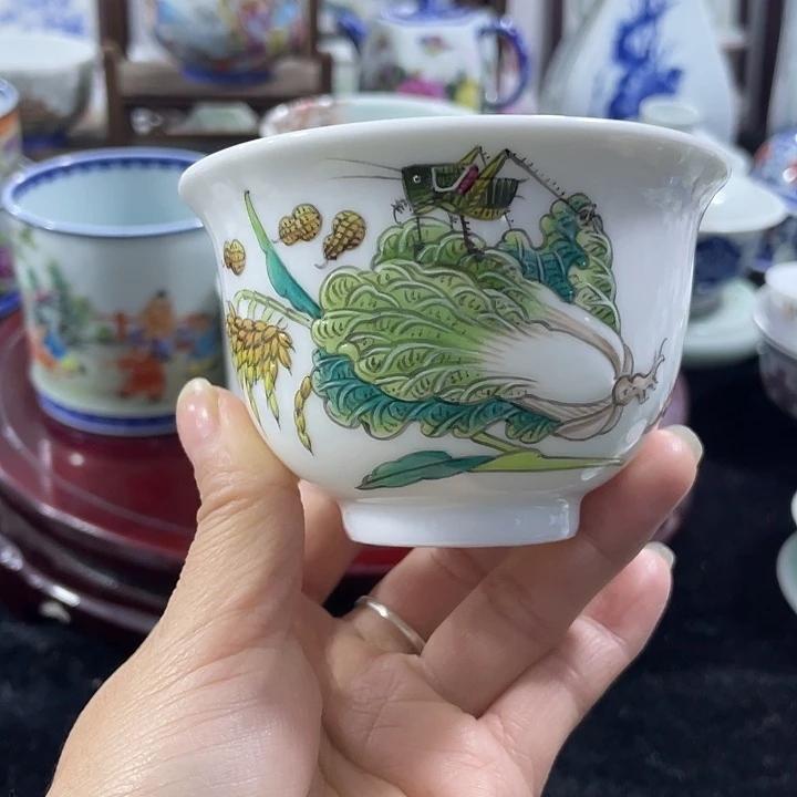 景德镇陶瓷手绘主人杯