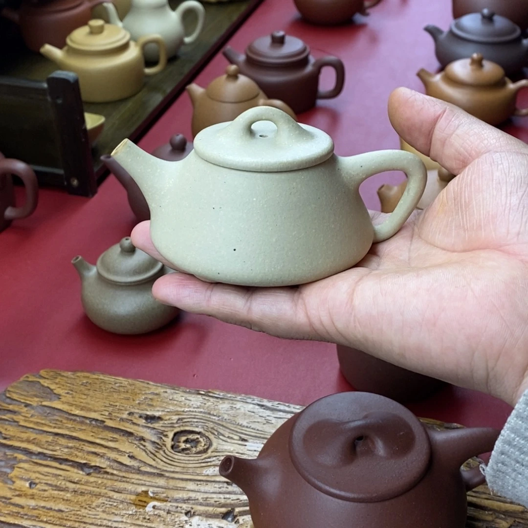 紫砂茶壶紫砂石瓢130容量