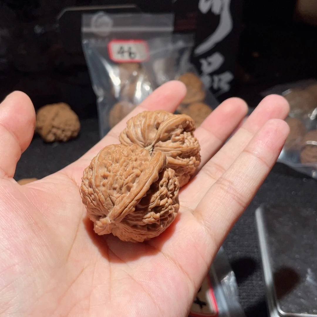 桃核把件2**C40全品闷白