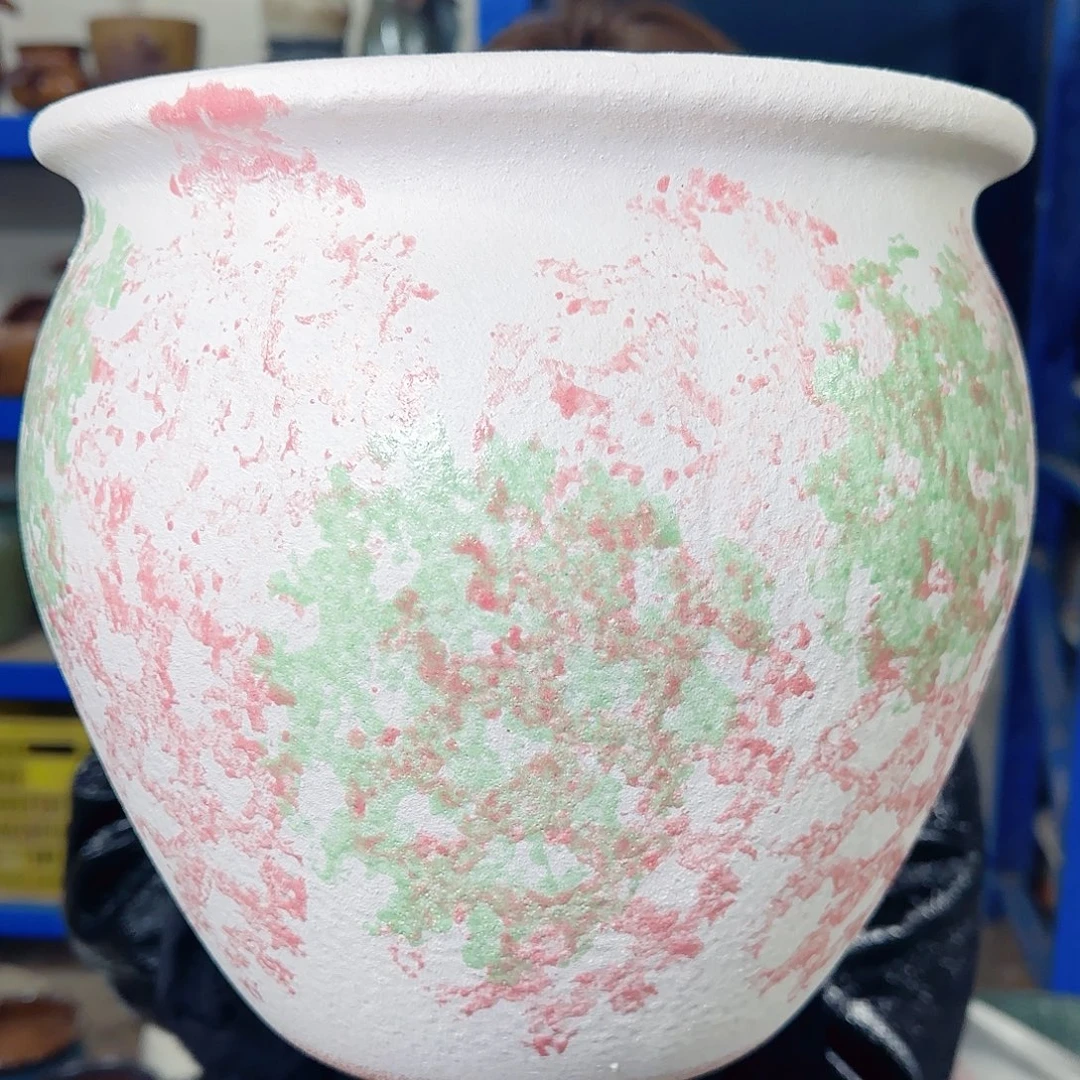 紫砂花盆高23口25
