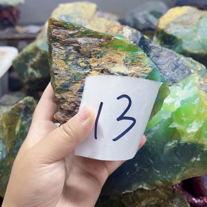 k***j蛇纹石玉未镶嵌原石