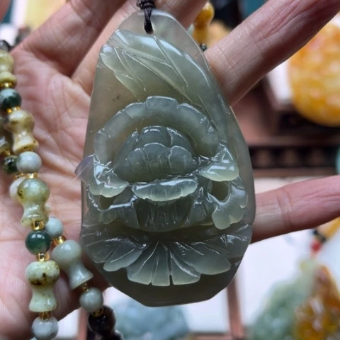 岫玉挂件未镶嵌挂件