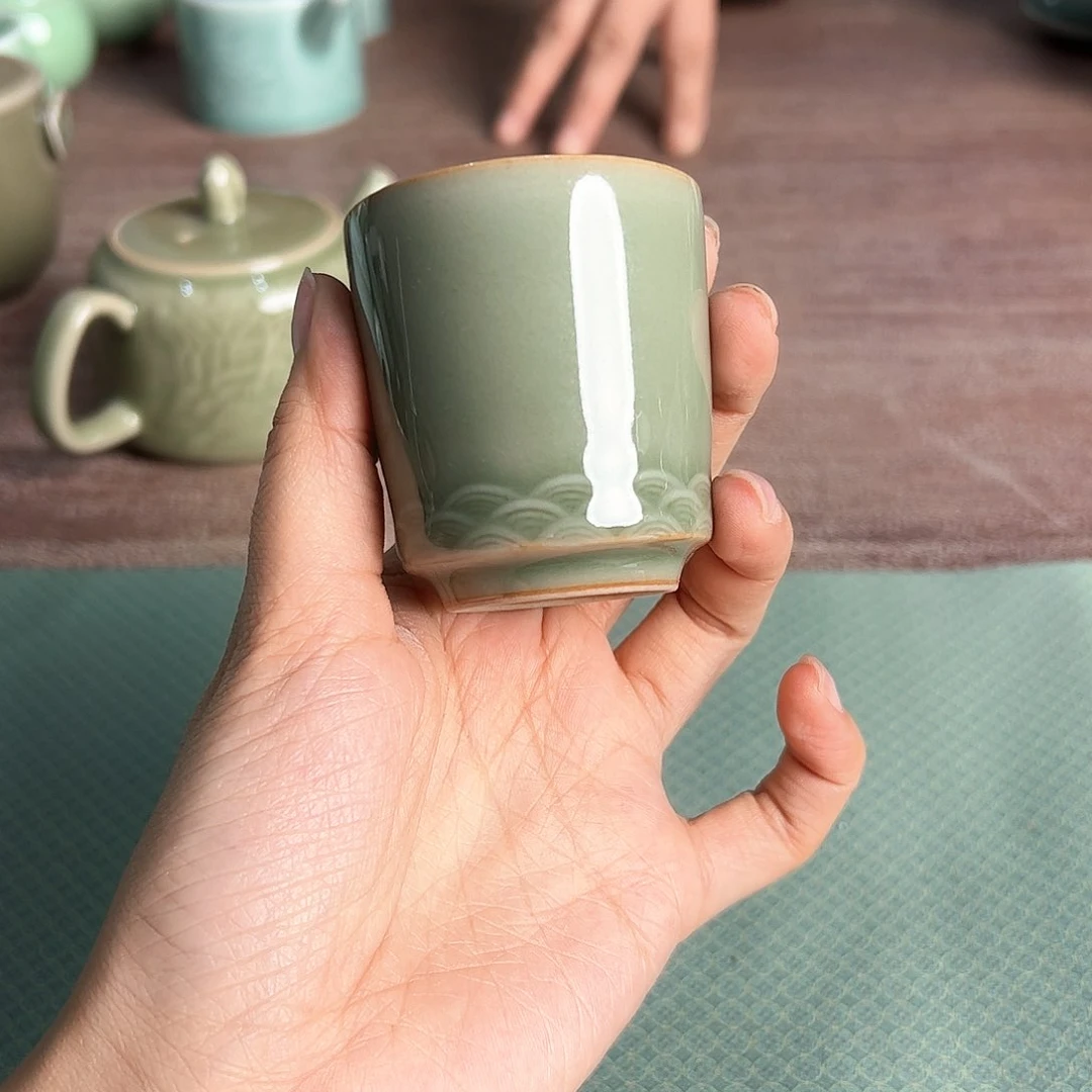 云间青瓷小米茶器