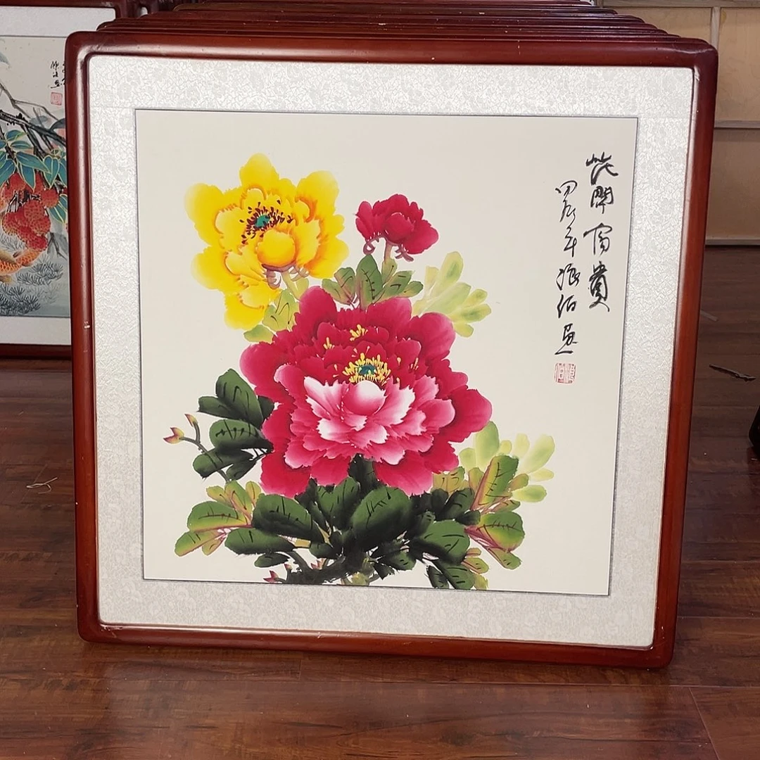 国画带框尺寸63*63厘米