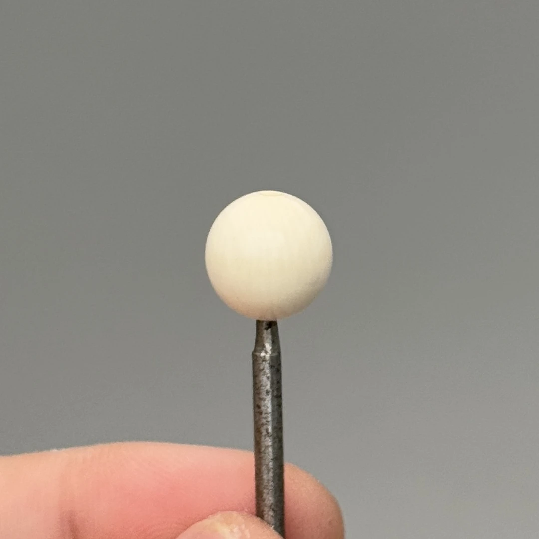 DEZHI/德志【特惠】约9.8mm圆珠一颗水印牙线缩水保真猛犸配饰