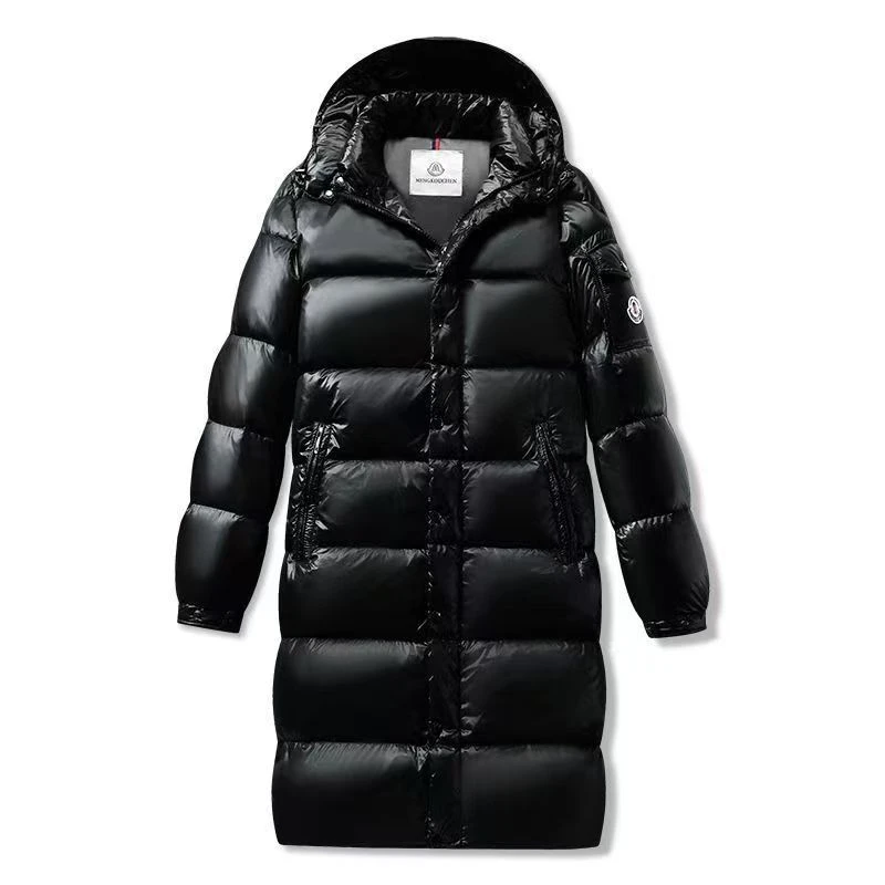 2025冬季新款 极寒凛冬系列羽绒服 情侣款过膝加长白鹅绒保暖绒丝