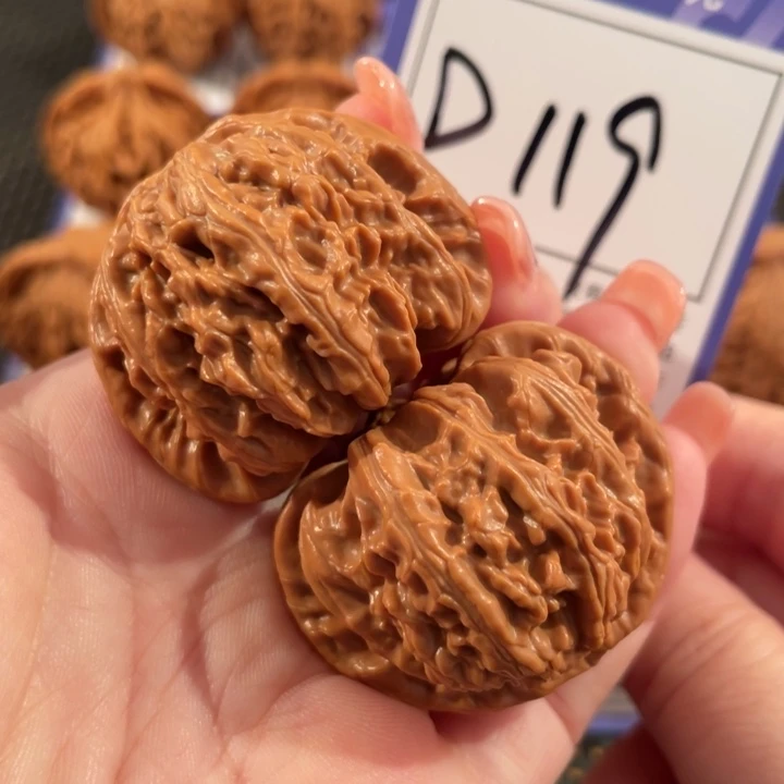 把件文玩核桃D119白狮子41