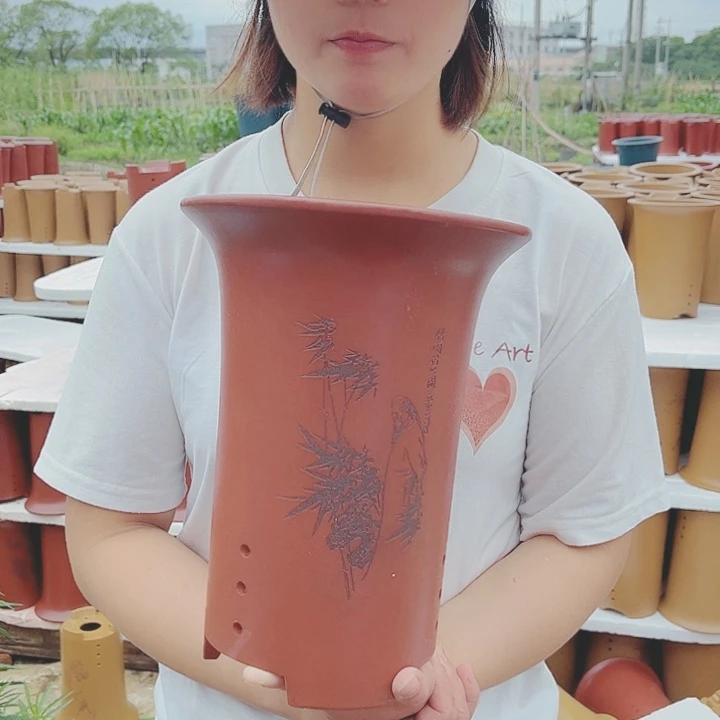 紫砂花盆宜兴紫砂精品花盆