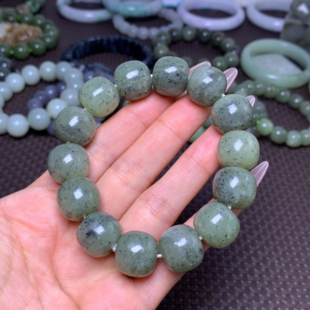 未镶嵌手串和田玉卡16