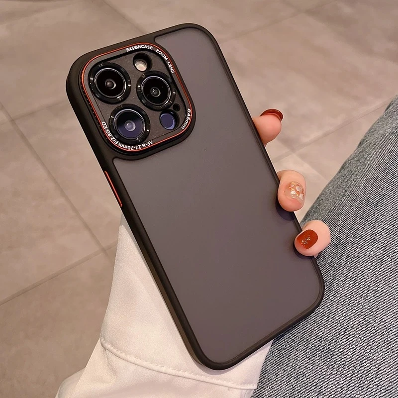 防指纹肤感磨砂适用苹果16手机壳iphone15promax软边14pro/13pro