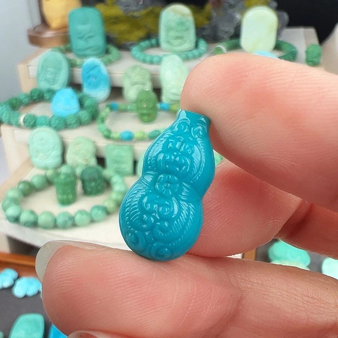 绿松石未镶嵌主播万珍