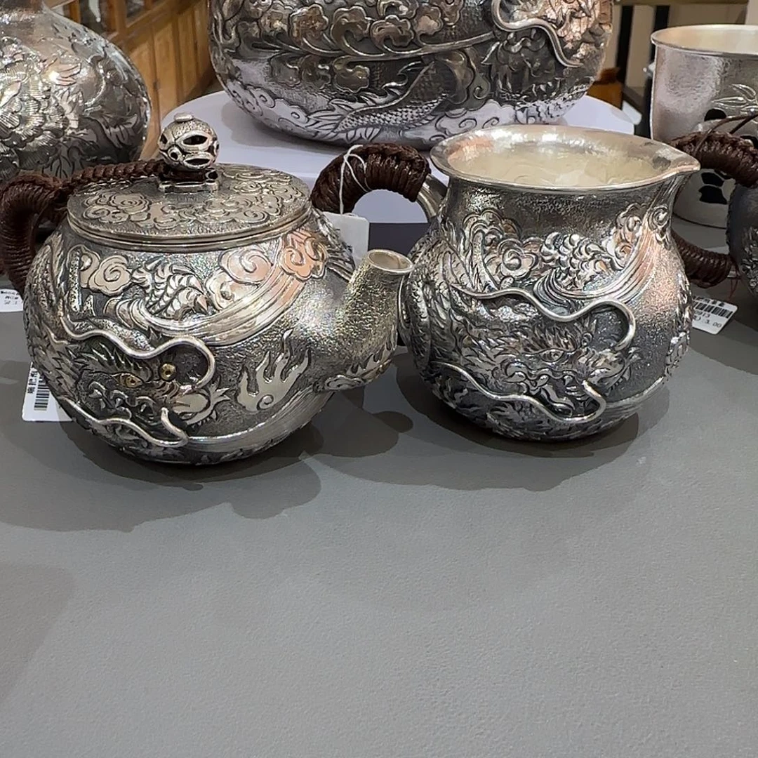 精品泡茶壶 公道杯 足银999