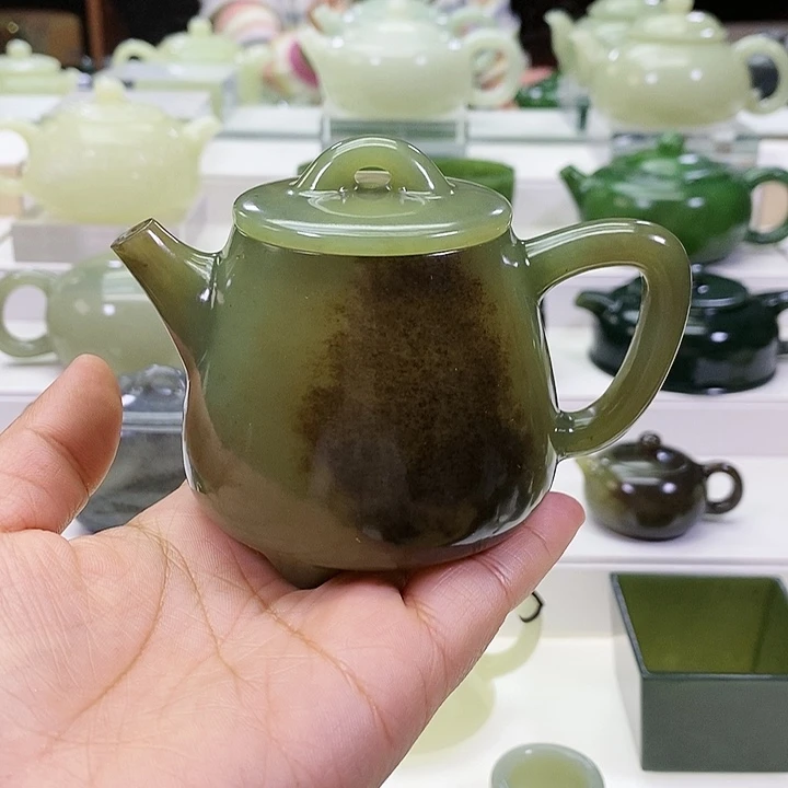 未镶嵌和田玉挂件本****.茶壶