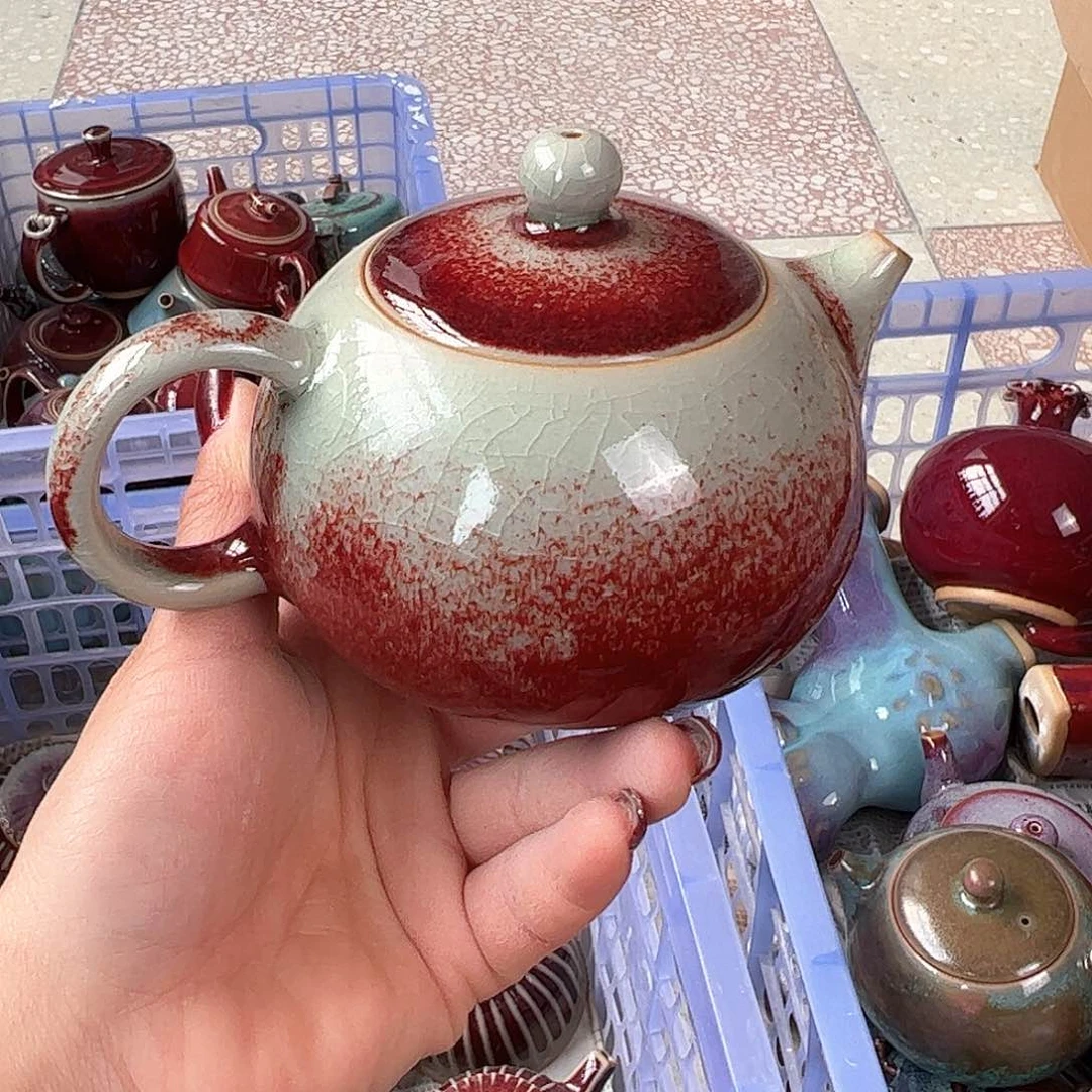 摆件郑家钧窑摆件微