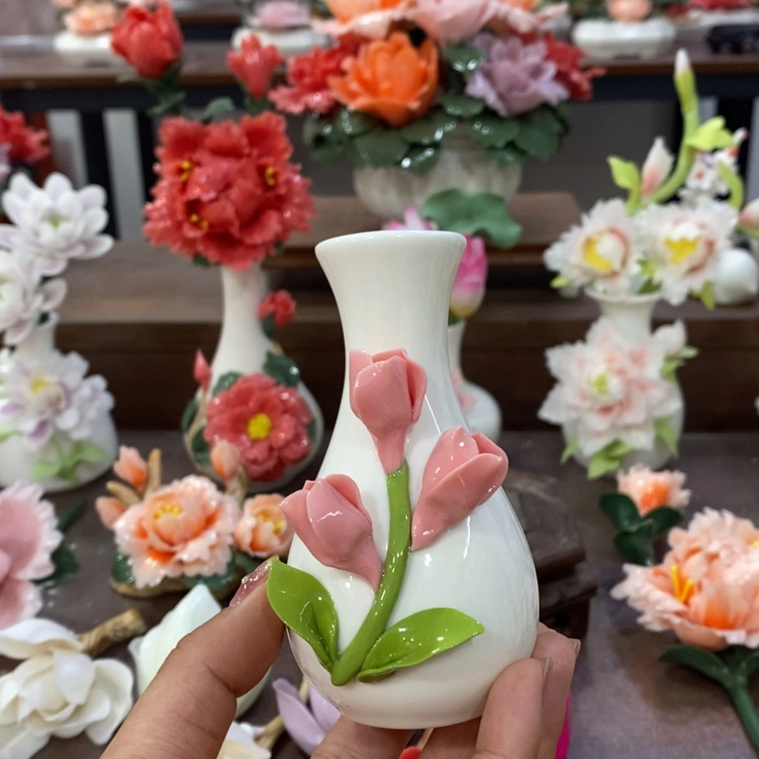 瓷片陶瓷工艺品摆件