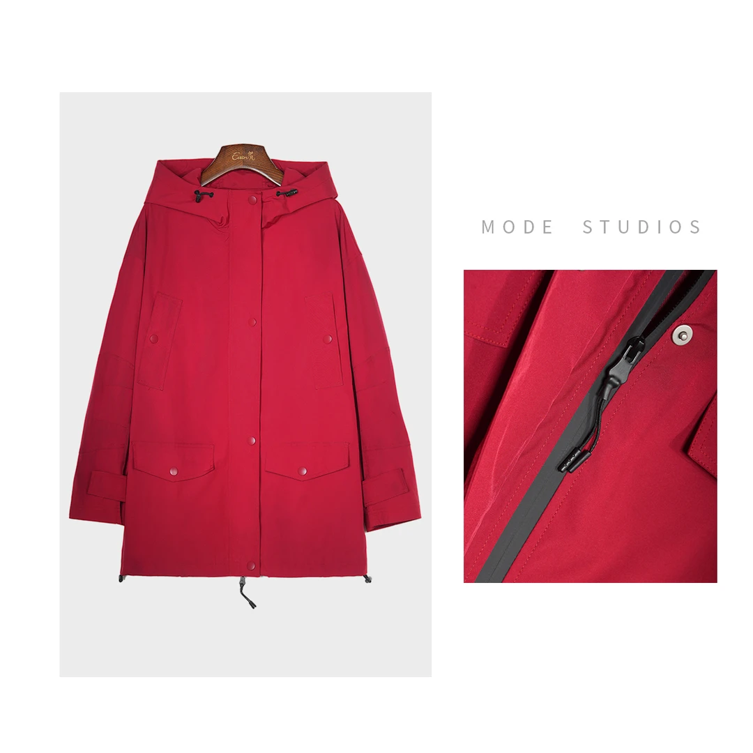 MODE【纵横山野】户外中长款保暖派克服