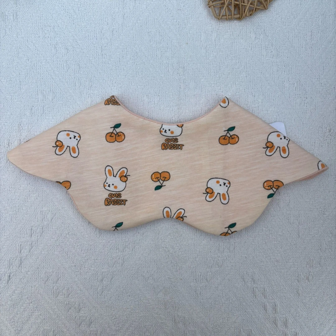 故事我.樱桃兔|新生儿口水巾防吐奶围嘴宝宝吃饭围兜婴儿饭兜