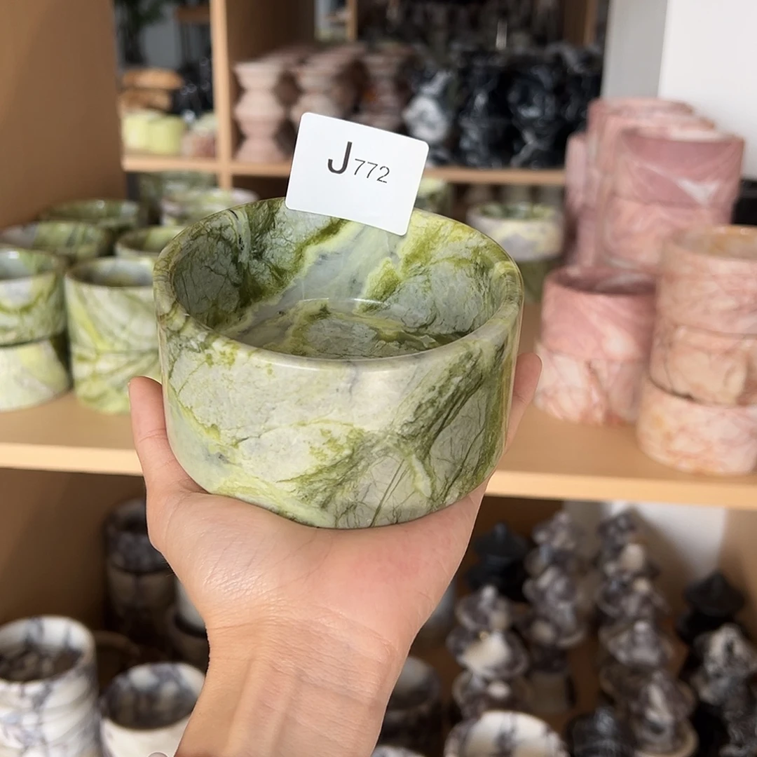 石材J772爱尔兰绿宠物碗