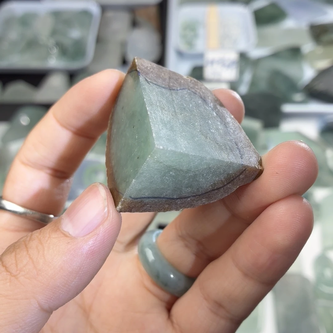 定制翡翠未镶嵌天然缅甸翡翠a货高糯化红雾料
