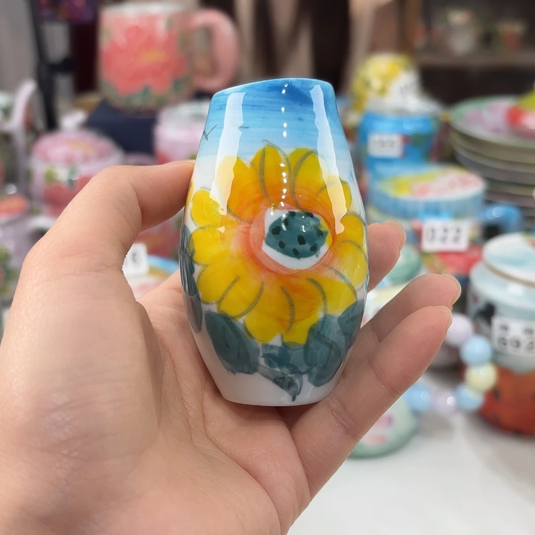 景德镇手绘高温釉下彩陶瓷茶具