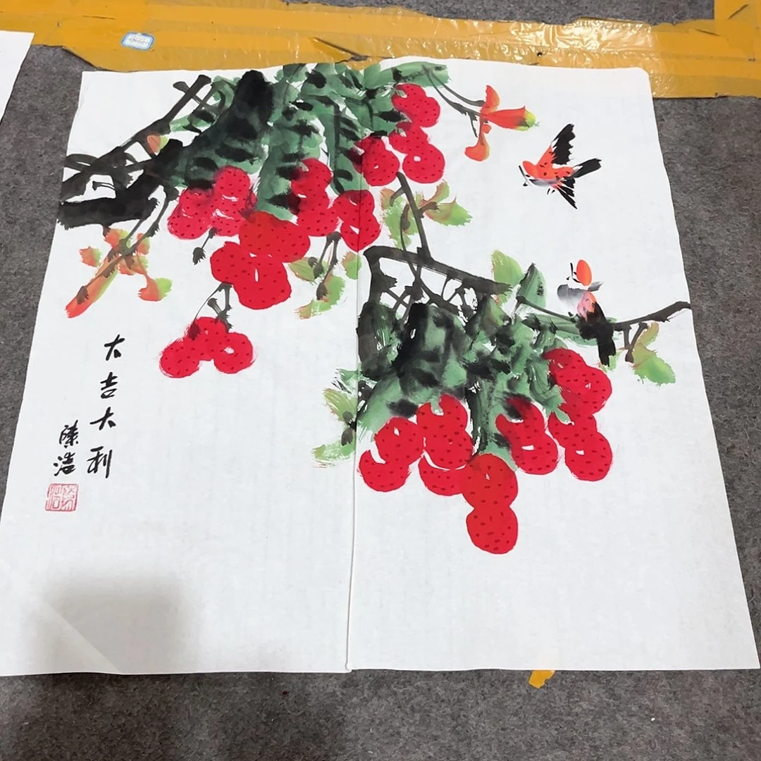 国画纯手工绘画作品欣赏作品