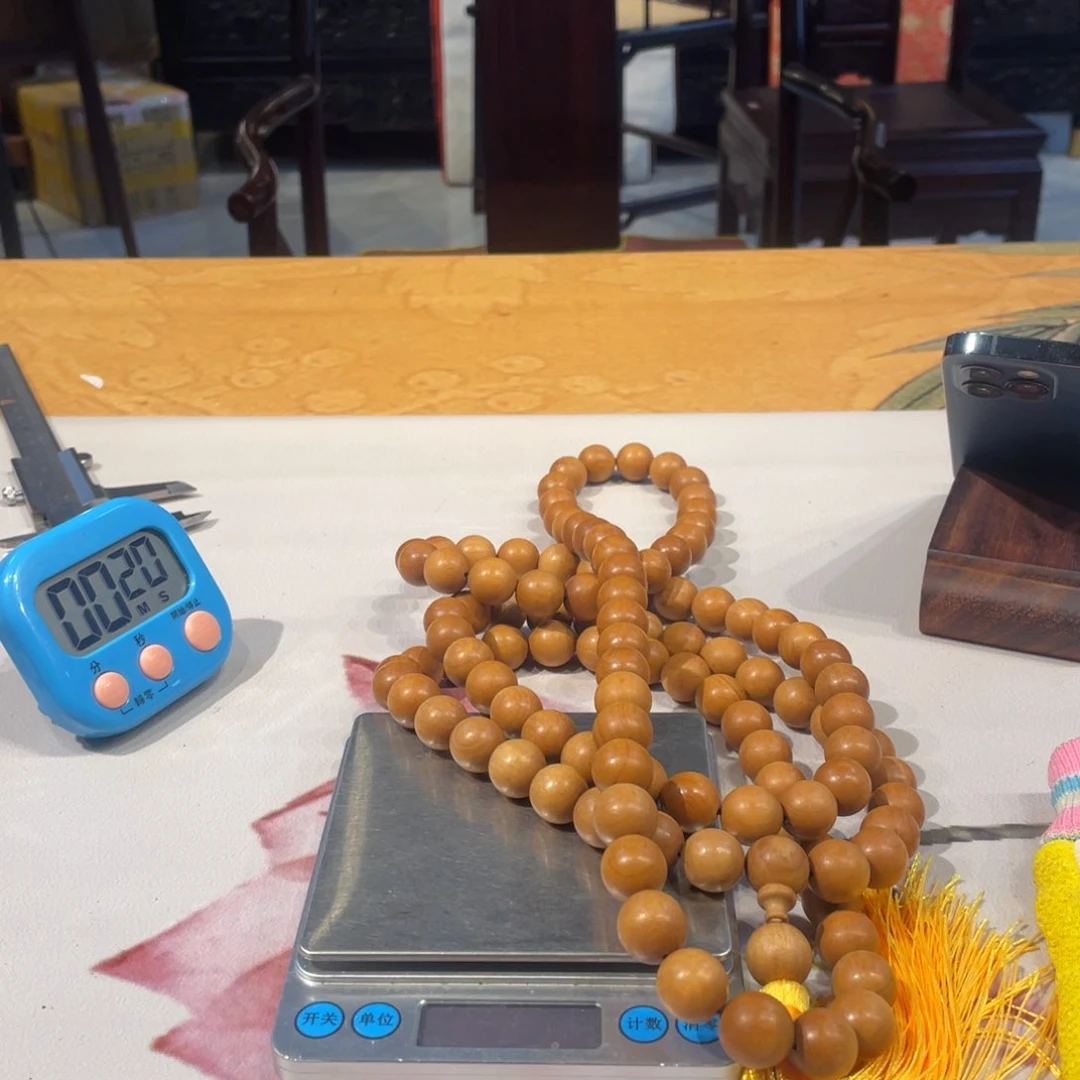 檀香木S*058大串108颗1.5