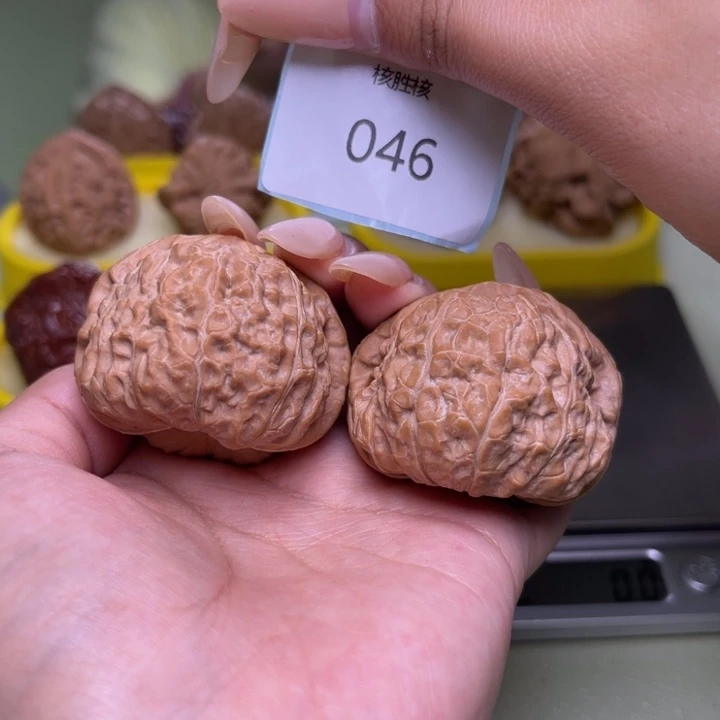 文玩核桃把件南瓜墩43.046