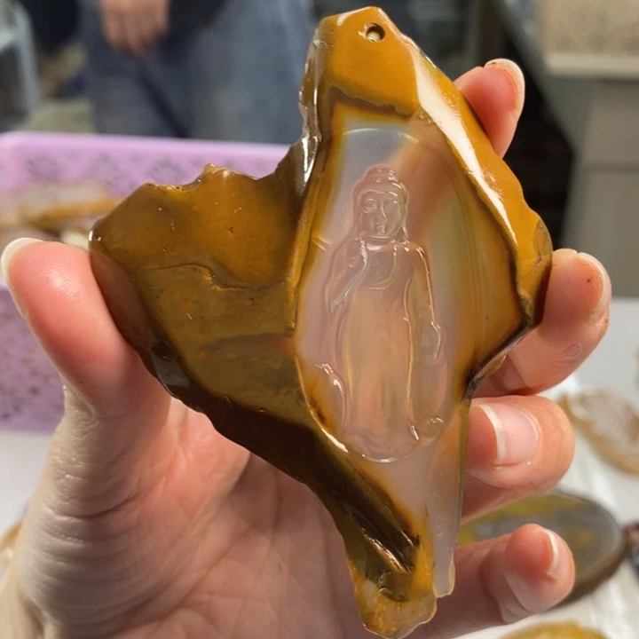 玛瑙/玉髓吊坠(不含链)未镶嵌