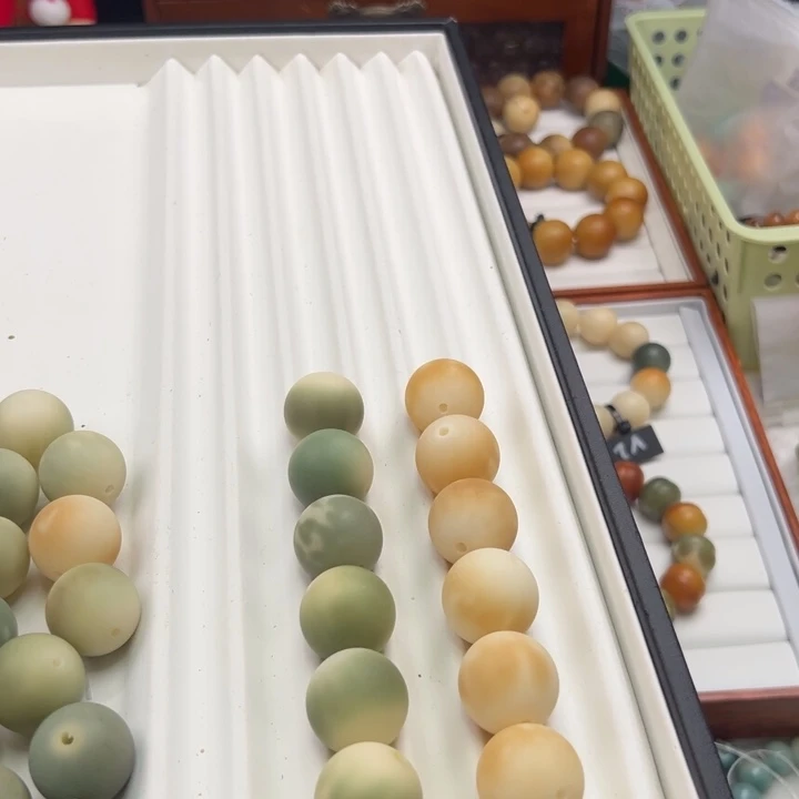 菩提根/象牙果手串龙*卡22圆珠干磨定制不退不换微瑕