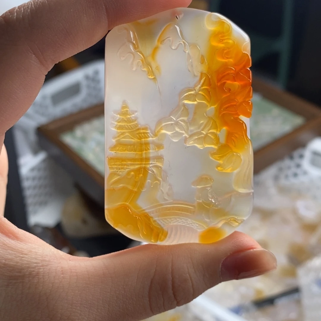 玛瑙/玉髓未镶嵌颈饰