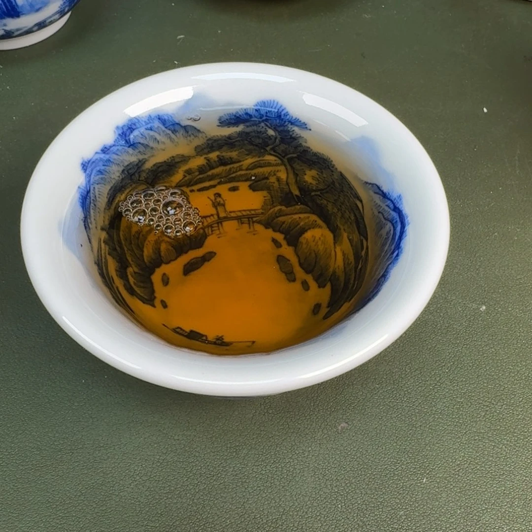 陶景德镇纯手绘茶具圆圆284