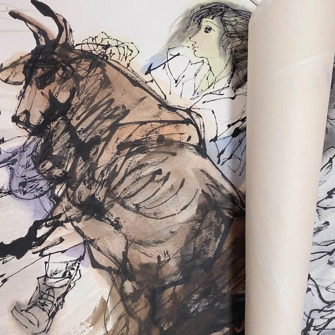 国画善*书画作品欣赏？书画作品欣赏？