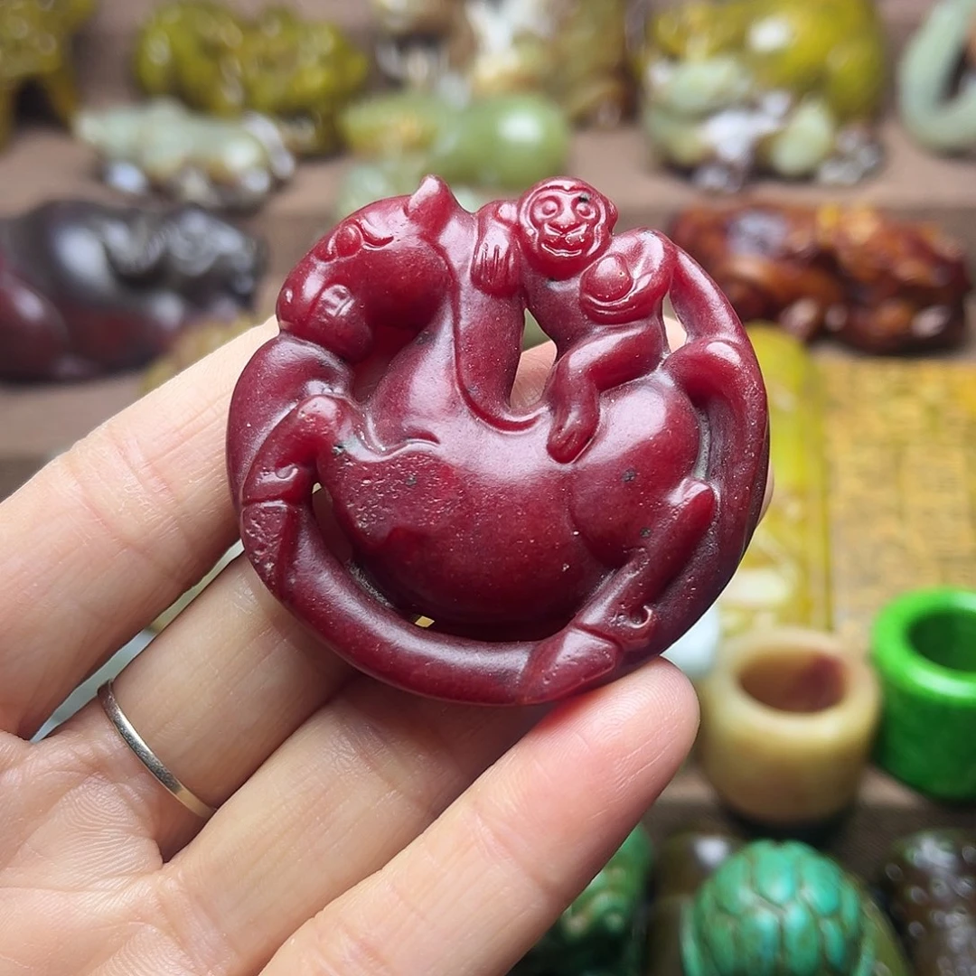 白玉菩提吊坠174。。