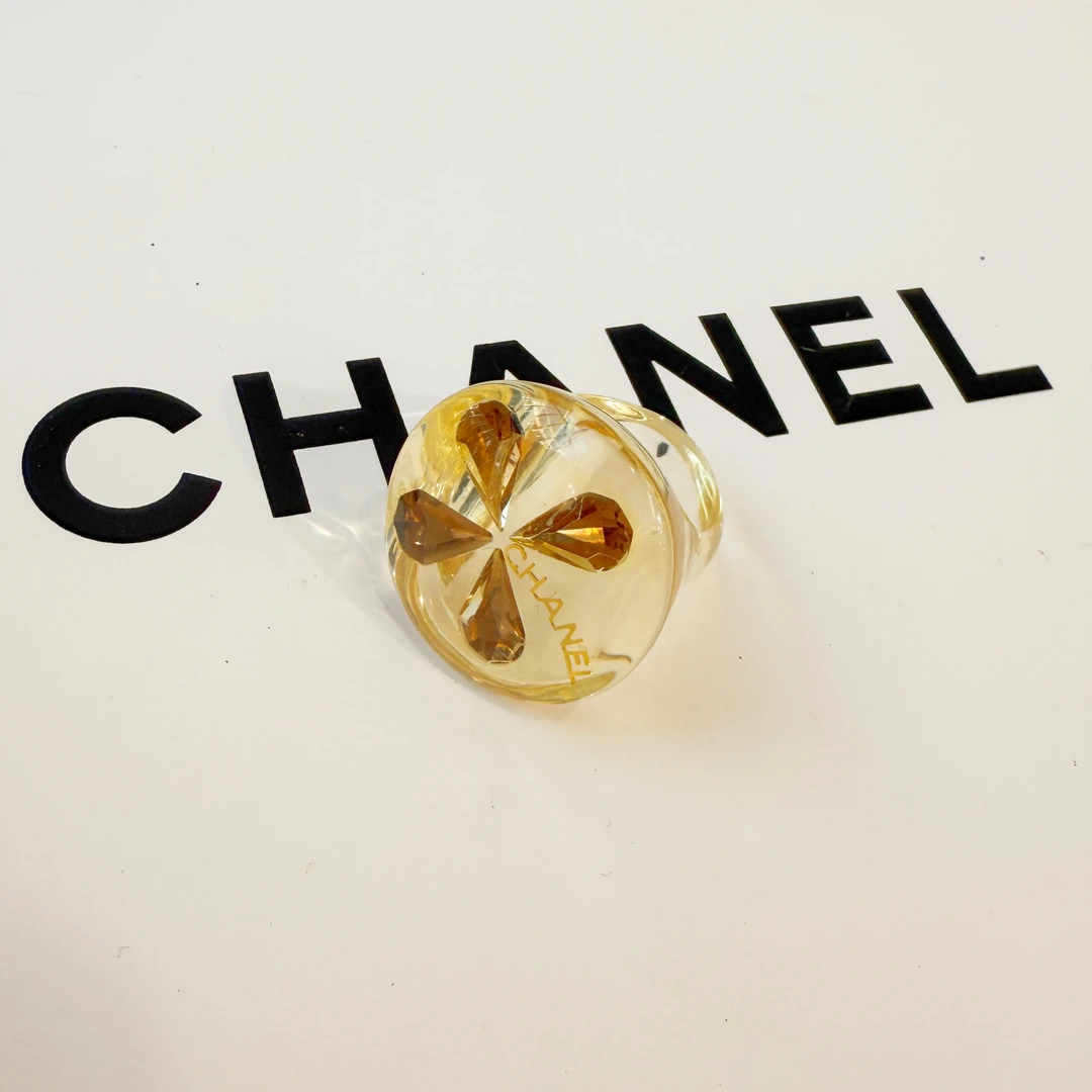 95新 Chanel/香奈儿 vintage香奈儿中古四叶草戒指（欧码54港码15