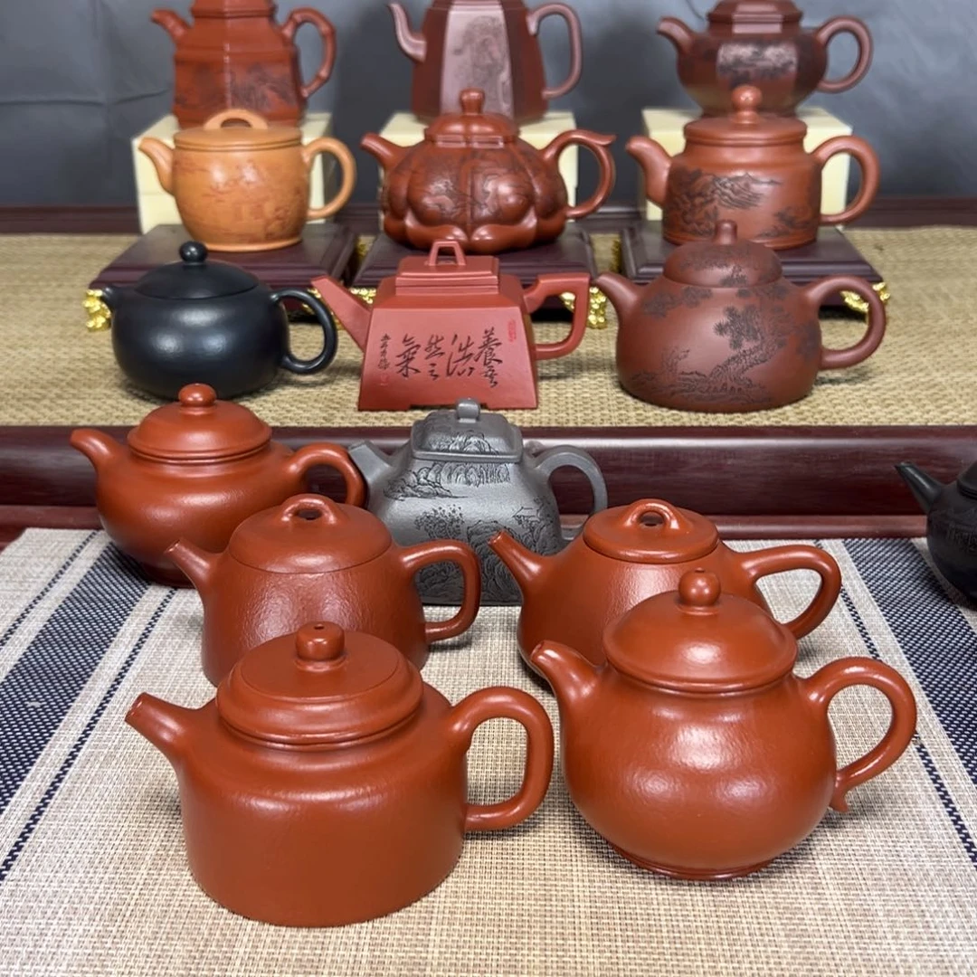 茶壶紫砂心*150cc德钟全手工制作